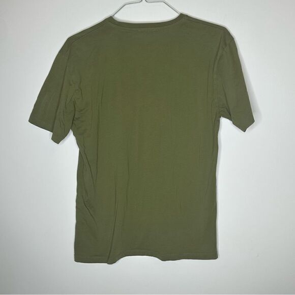 Amiri Reverse Bunny Short Sleeve Army Green Shirt Size 3XL Fits Like Large - Picture 5 of 10